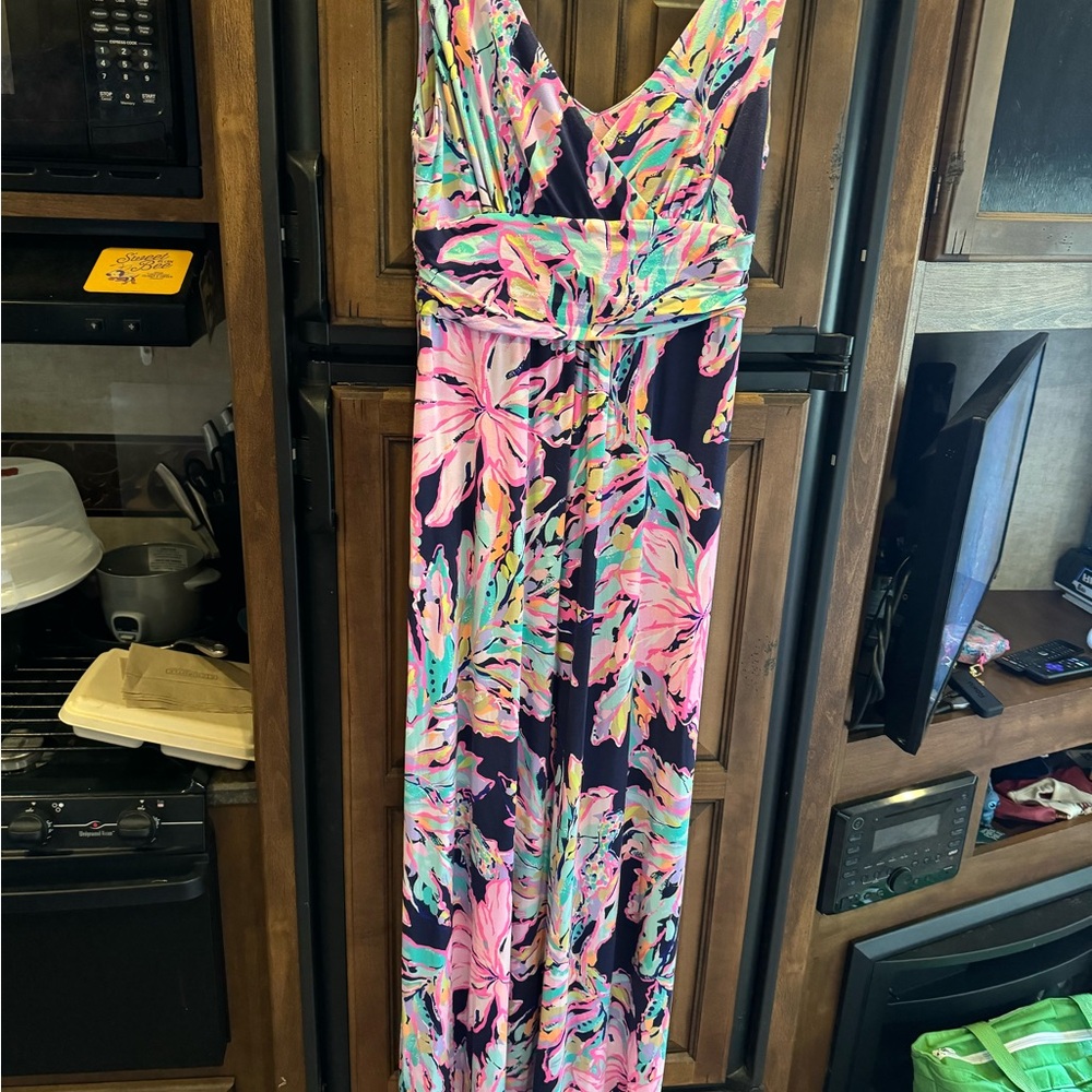 Lilly Pulitzer maxi dress excellent used condition size large